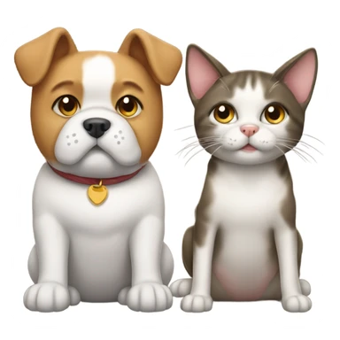 Dog y cat sticker