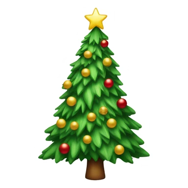 christmas tree sticker