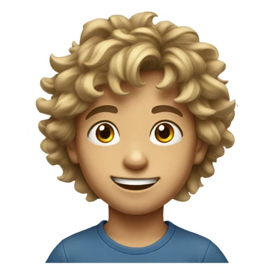 realistic portrait of a boy sticker