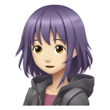 Yuno Gasai from "Future Diary" sticker