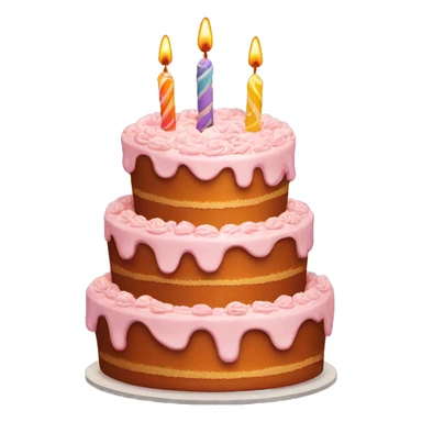 Happy birthday cake sticker