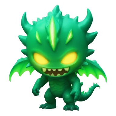 Kaiju No. 8 (2024) full bady with green lightning and skull face sticker