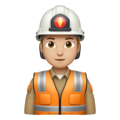 goose nuclear engineer in helmet and vest sticker
