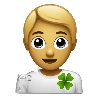 black credit card with clover sticker