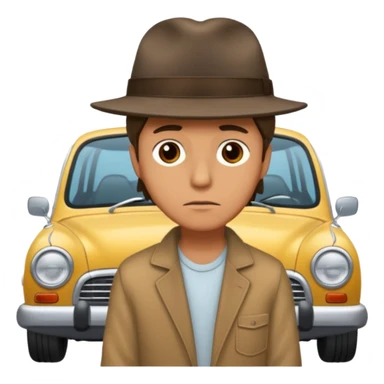 blake mann a car sad sticker