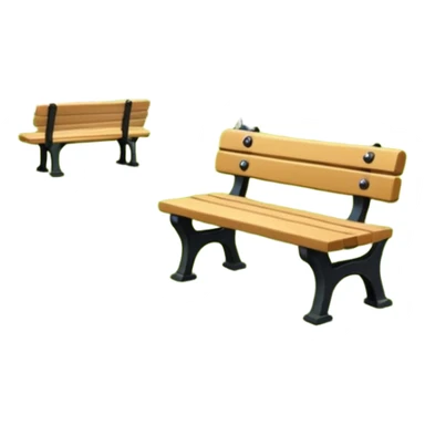 el parque pequeño de un pueblo sticker