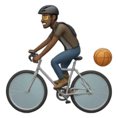 MAN IN BIKE sticker