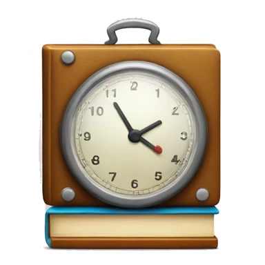 timer and book sticker