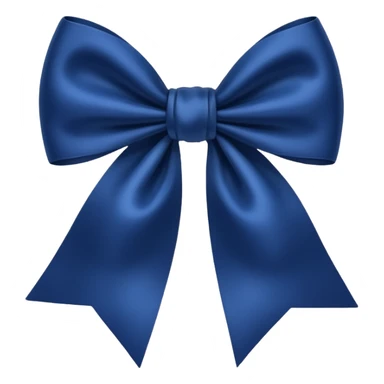 Laço azul escuro  sticker