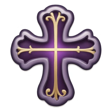 orthodox cross emoji  and hearth sticker