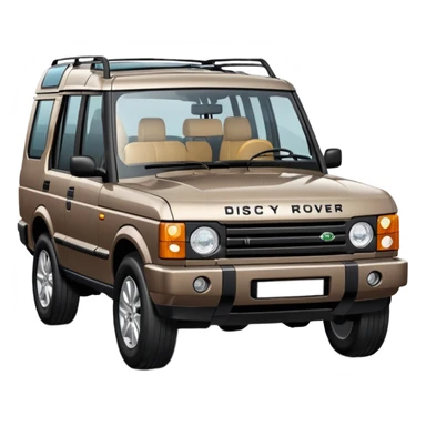 Grey-brown Land Rover Discovery
Apple emoji style. sticker