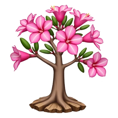 a Adenium obesum sticker