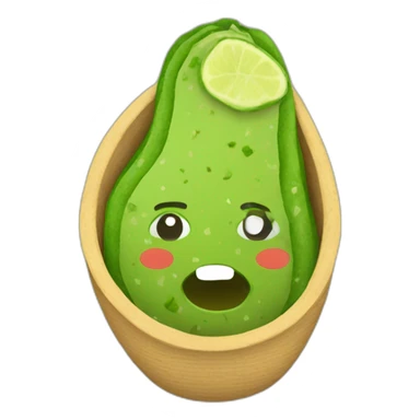Guacamole sticker