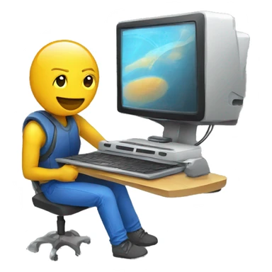 cybersportsman with laptop sticker