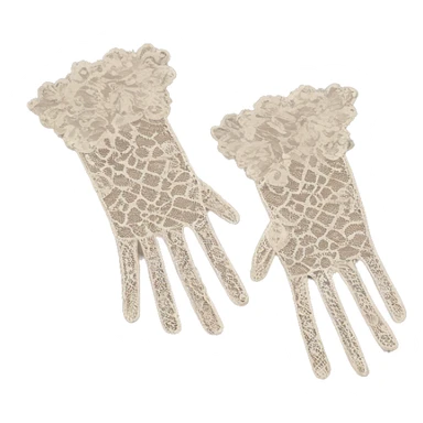 vintage rococo lace gloves  sticker