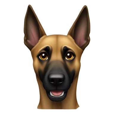 malinois peur  sticker