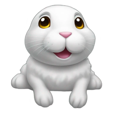 rabit on exvacator sticker