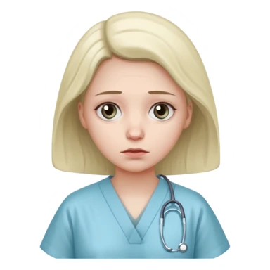 woman patient  sticker