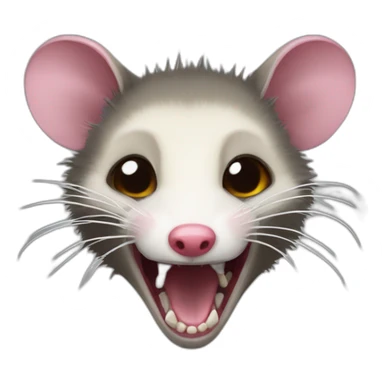 vicious opossum sticker