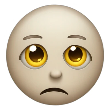 disgusted eye roll sticker