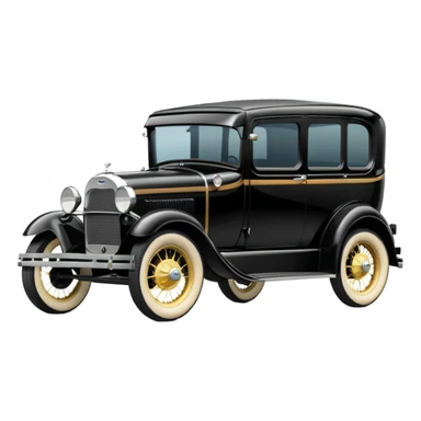 1929 Ford model A town sedan sticker