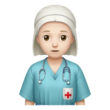 someone who is sick sticker