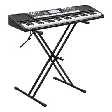 Electric keyboard stand sticker