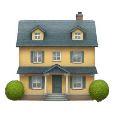 Detached house sticker