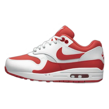 Nike air max 1 red sticker