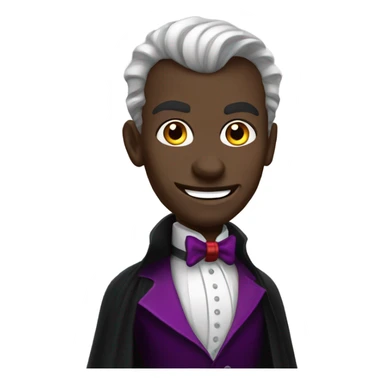 Fabulous gay Dracula happy sticker