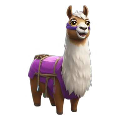 Lama de fortnite sticker