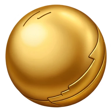 golden planet  sticker