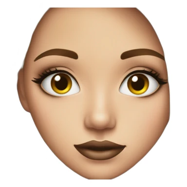 girl face makeup sticker