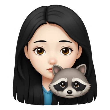 dark circles eyes Raccoon eyes sleepy 皮肤差 亚洲女孩  sticker