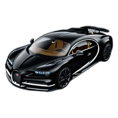 bugatti chiron noir sticker