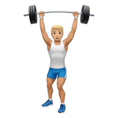 overhead-tricep-extension exercise with plate sticker