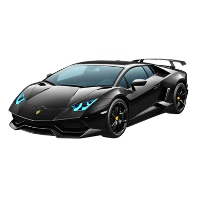 Black lamborghini sticker