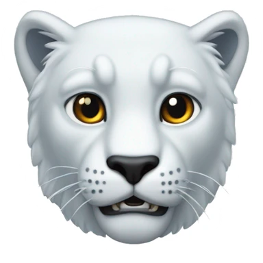 Panthère des neiges corps entier sticker