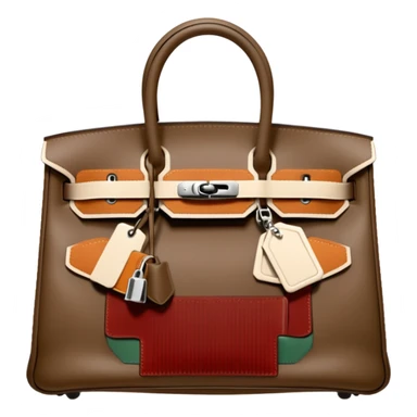hermes birkin taupe bag sticker