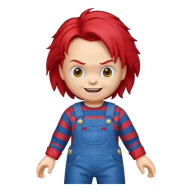 Un emojin de chuky sticker