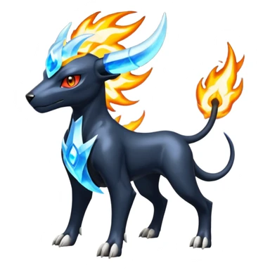 Houndoom-Amaura-Genesect-Pokémon-Solgaleo-Fakémon-hybrid-creature sticker