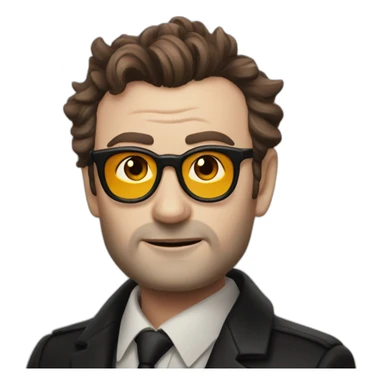 Crowley good omens sticker