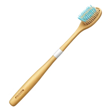 Bamboo toothbrush sticker