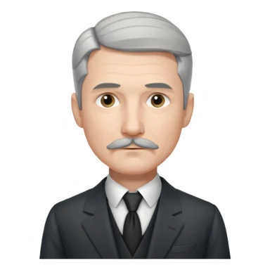 Nikolai Tesla,pensive, half body sticker