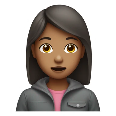 girl with asthma sticker