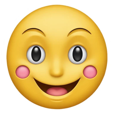 Emoji, smiley face, winking with one eye sticker