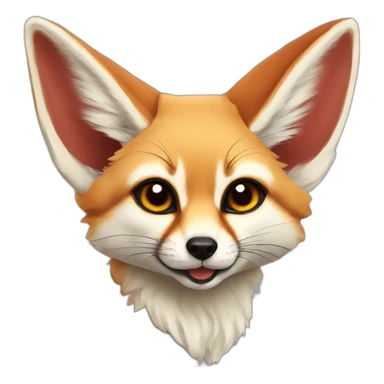 red fennec sticker