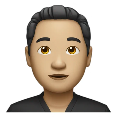 Chinois noir sticker