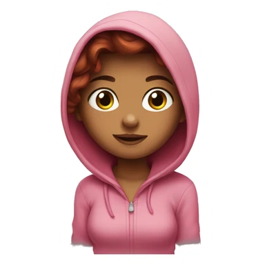 Ariel with a hoodie sticker