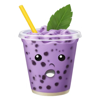  Taro boba  sticker